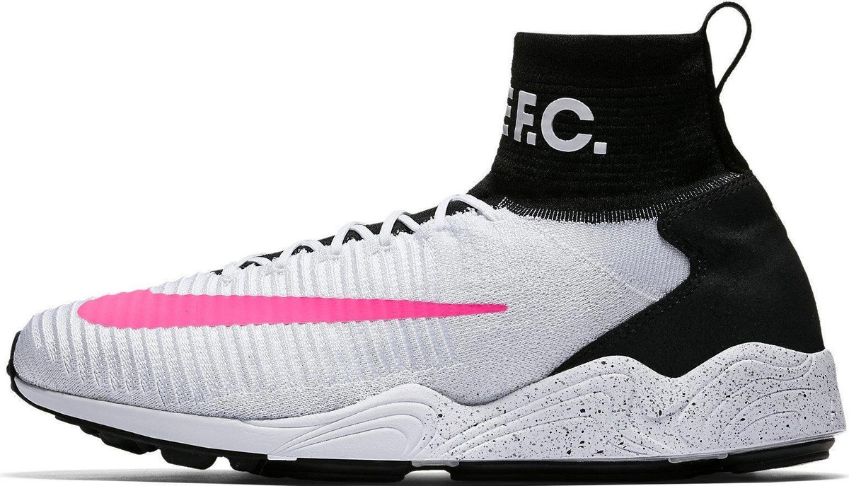 Nike Zoom Mercurial XI Flyknit FC White Pink Black for Sale 