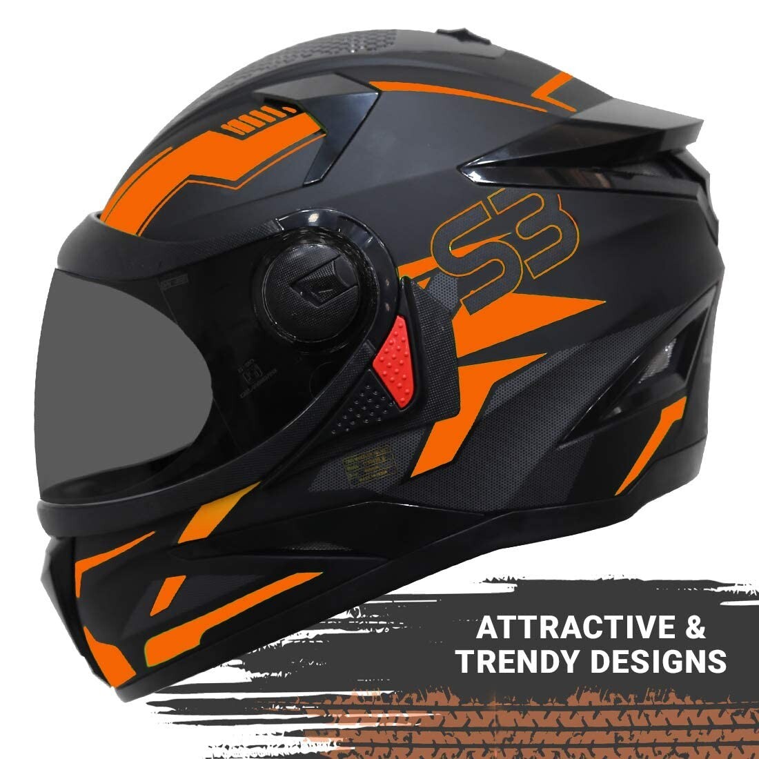 Steelbird SBH-17 Terminator Full Face Graphic Helmet Matt Finish