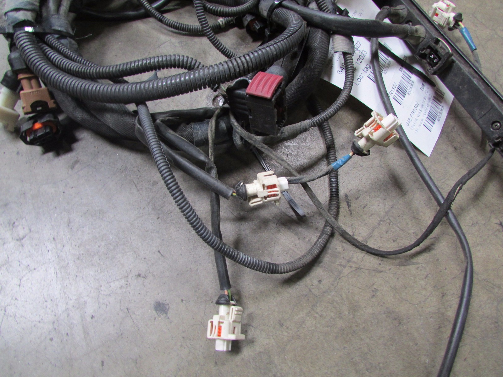 Ferrari 360, Coupe, RH, Right Engine Wiring Harness, Used, P/N 192451/199875