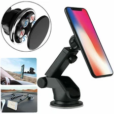 Magnetic Car Mount Holder Windshield Dashboard Suction Stand For Cell Phone GPS