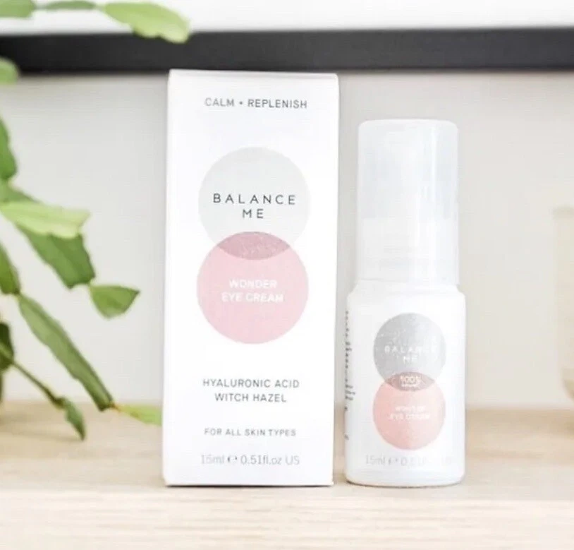 BALANCE ME  Wonder Eye Cream Hyaluronic Acid Witch Hazel 0.51 oz 15mL New In Box - Image 4 of 4