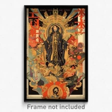 Chinese Movie Poster - Man Feeling Worthy, Wobbly Hooded Cloak (China Art Print)