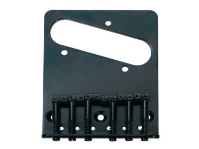 Tele Bridge Brücke T62B sw schwarz mit Schrauben string through + rear loader