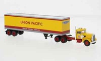 Brekina 85765, Peterbilt 281 Ko-Sz, 1955, Union Pacific 1:87 (H0)