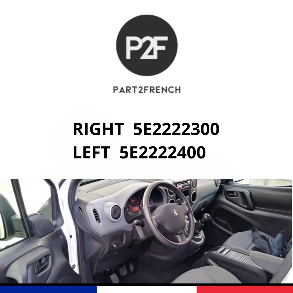 ✔️2 Leviers de Ventilation et Chauffage A/C pour Citroën Berlingo, C4, Peugeot - Imagen 4 de 4