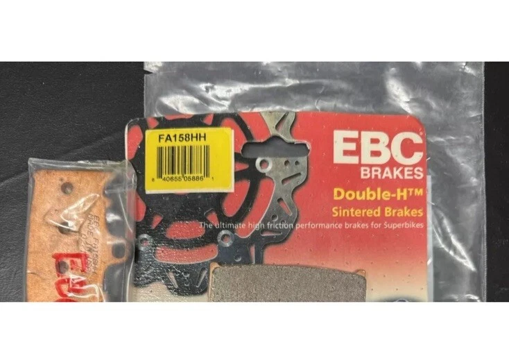 2 paquetes de pastillas de freno sinterizadas FA158HH EBC Double-H Foto 3 de 3