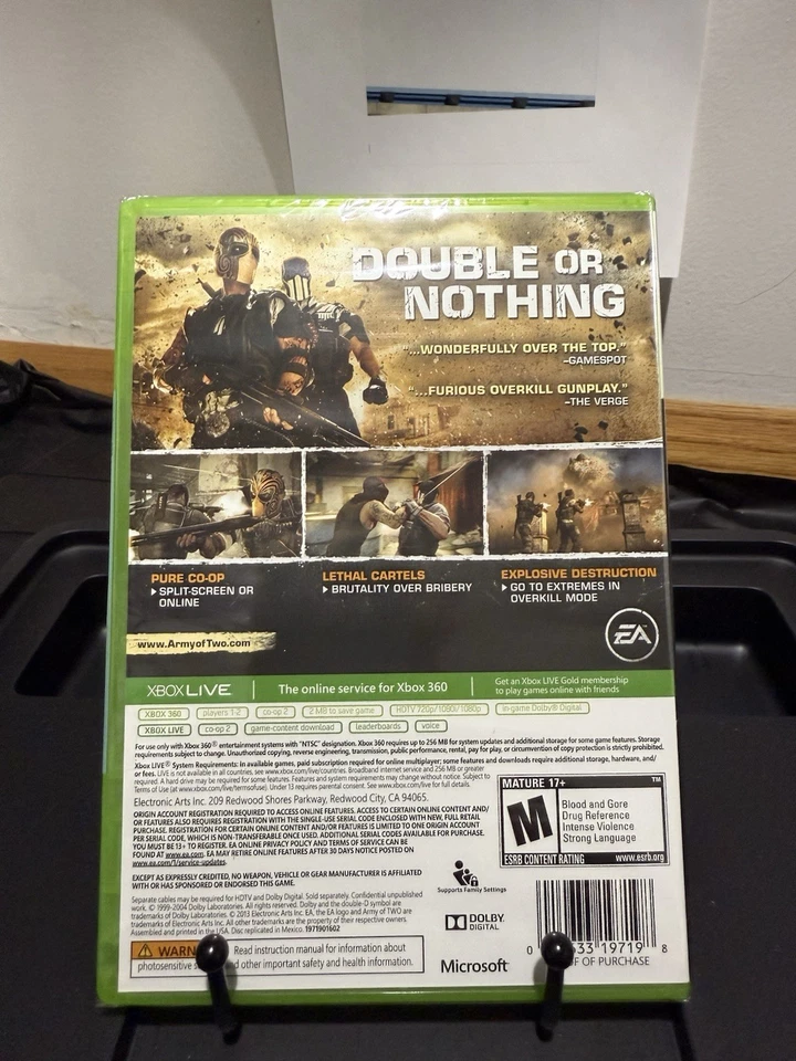 Army of Two Microsoft Xbox 360 Brand New Factory Sealed - Image 2 of 3