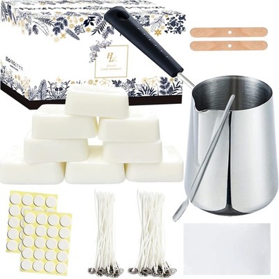 Kerzen Herstellung Set DIY Kerzenkit Sojawachs Wachs Kerzendocht