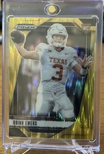 Panini Prizm Quinn Ewers Texas Longhorns #126 Rookie Serial Numbered /49