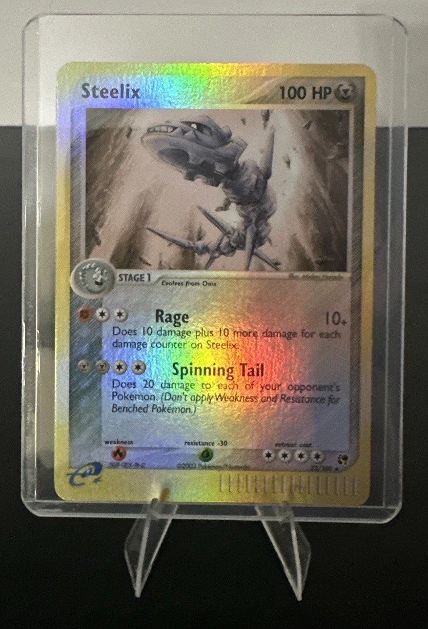 Pokemon Card Steelix 23/100 Sandstorm Reverse Holo