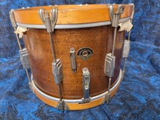 Vintage Mid Century Leedy Ludwig Badge 14" Snare Drum 1950s
