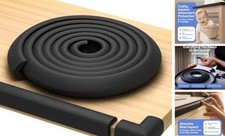 Baby Proof Corners and Edges with Furniture Corner  Edge Safety Bumpers, Black