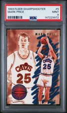 1993 FLEER SHARPSHOOTER #5 MARK PRICE PSA 9