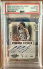 2021 Panini Contenders Optic Cade Cunningham Rookie Ticket RC Auto #124 PSA 10