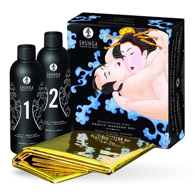 Body to Body Massage Gel Öl für Paare erotische Massage von Shunga mit Aroma