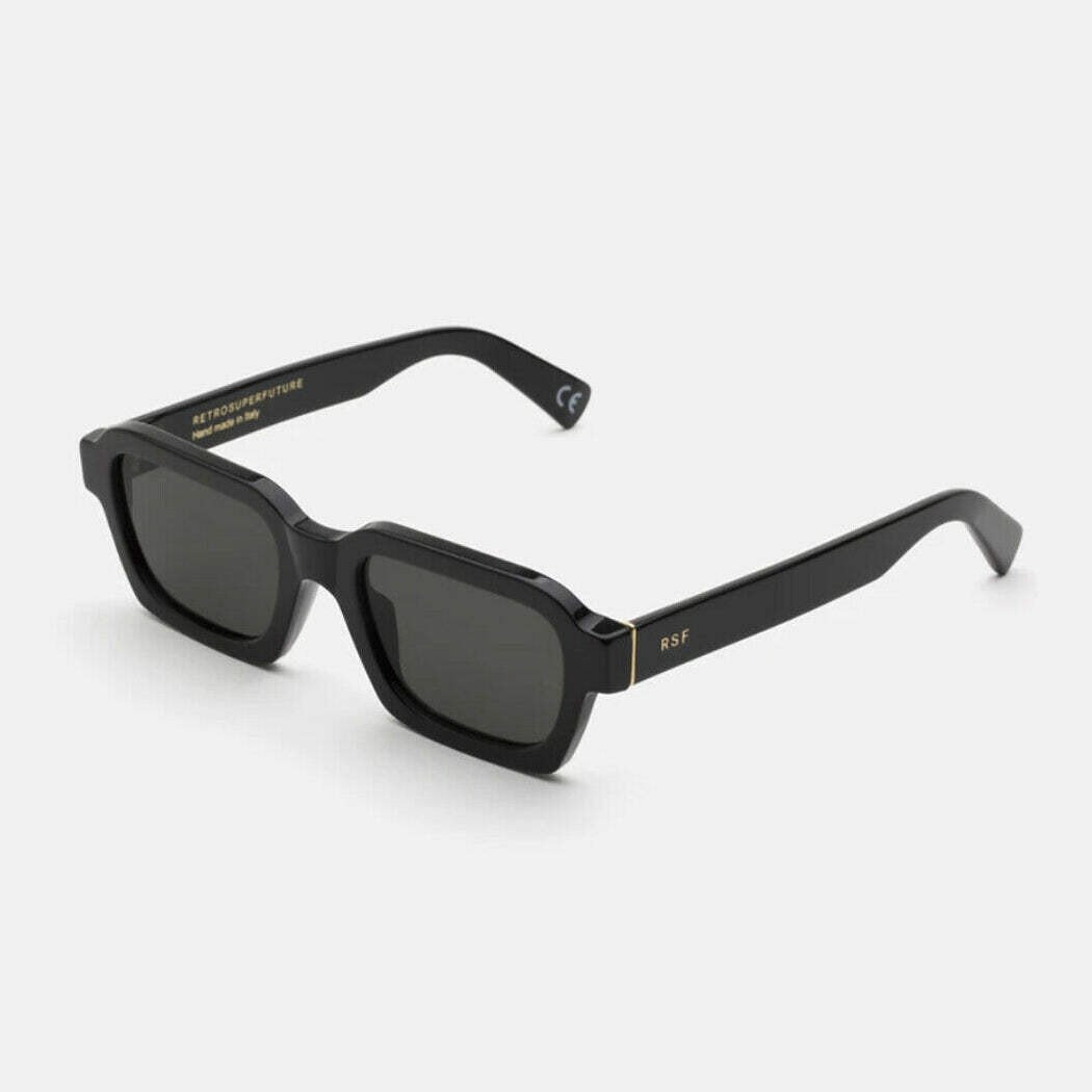Gafas de sol RSF Retrosuperfuture Caro NJS 52 20 145 Black Grey Lens New 100% Au