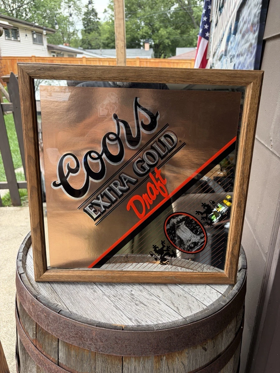 ヴィンテージ Coors EXTRA GOLD パブミラー 看板 coors extra gold mirror products for sale | eBay