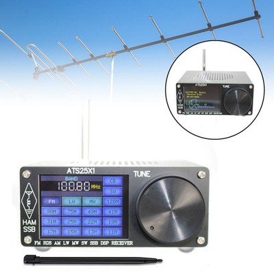 4'' Touchscreen Neuer ATS-25X1 Si4732 Allband DSP Funkempfänger FM LW MW SW mit 2