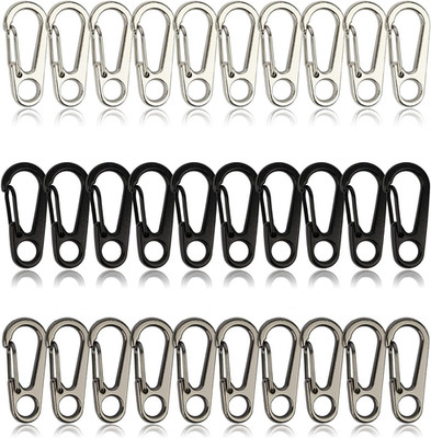 30 Pcs Small Keychain Clip for Keys Carabiner Clip for Keys,Mini Carabiner Clips