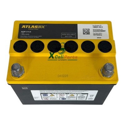 2012-2020 Tesla Model S 12V AtlasBX U1 AGM Low Voltage Battery