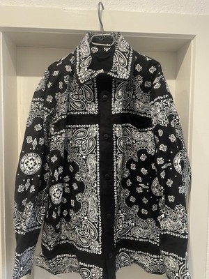 Mellowear Berlin Streetwear Jacke XL   Bandana / Paisley Style   Vintage