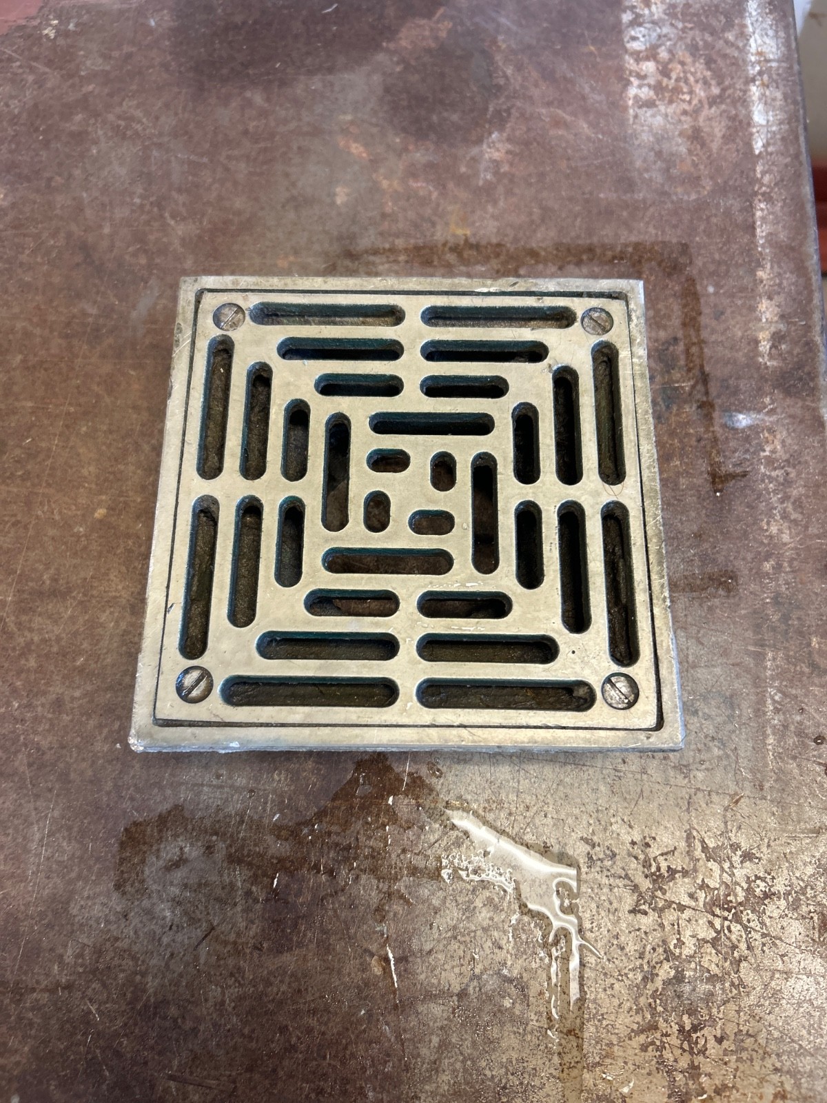 Wade  Bronze 6 x 6  Floor Shower Drain Square Cover