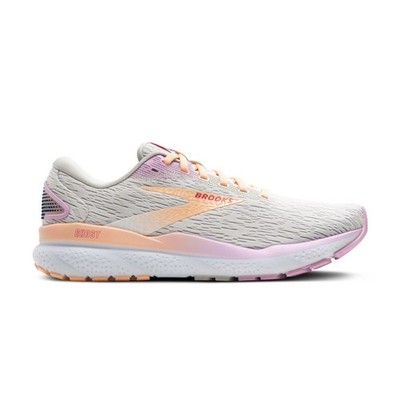 Brooks Ghost 16 120407-1B-186 Sneakers Women's White Gray Orchid Running Shoes