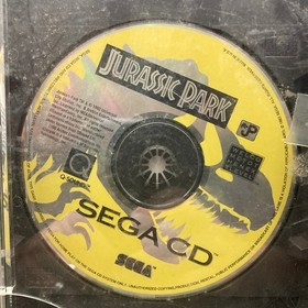 Jurassic Park (Sega CD, 1993) Game/Case NO Manual