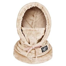 Ski Mask for Women Balaclava Women Men Windproof Thermal Hood One Size Apricot