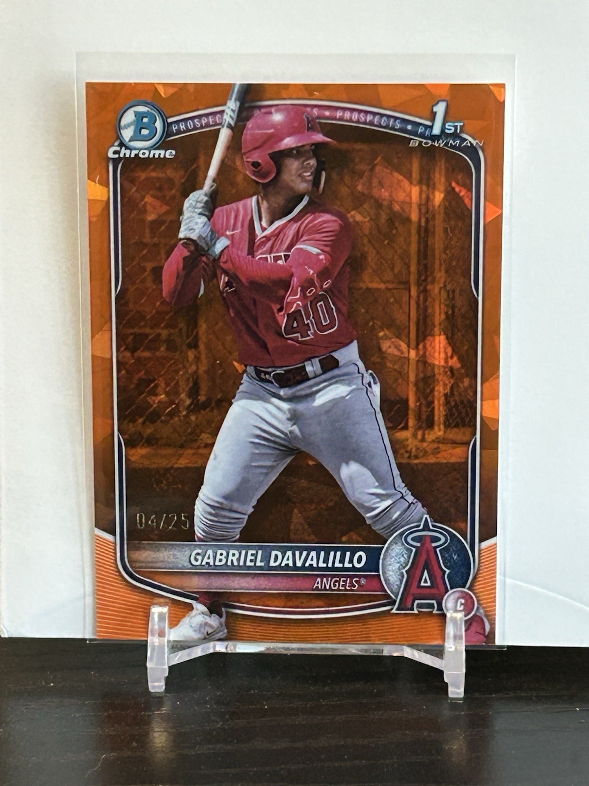 2025 Bowman Chrome Sapphire Gabriel Davalillo 1st Bowman Orange /25 BCP-178