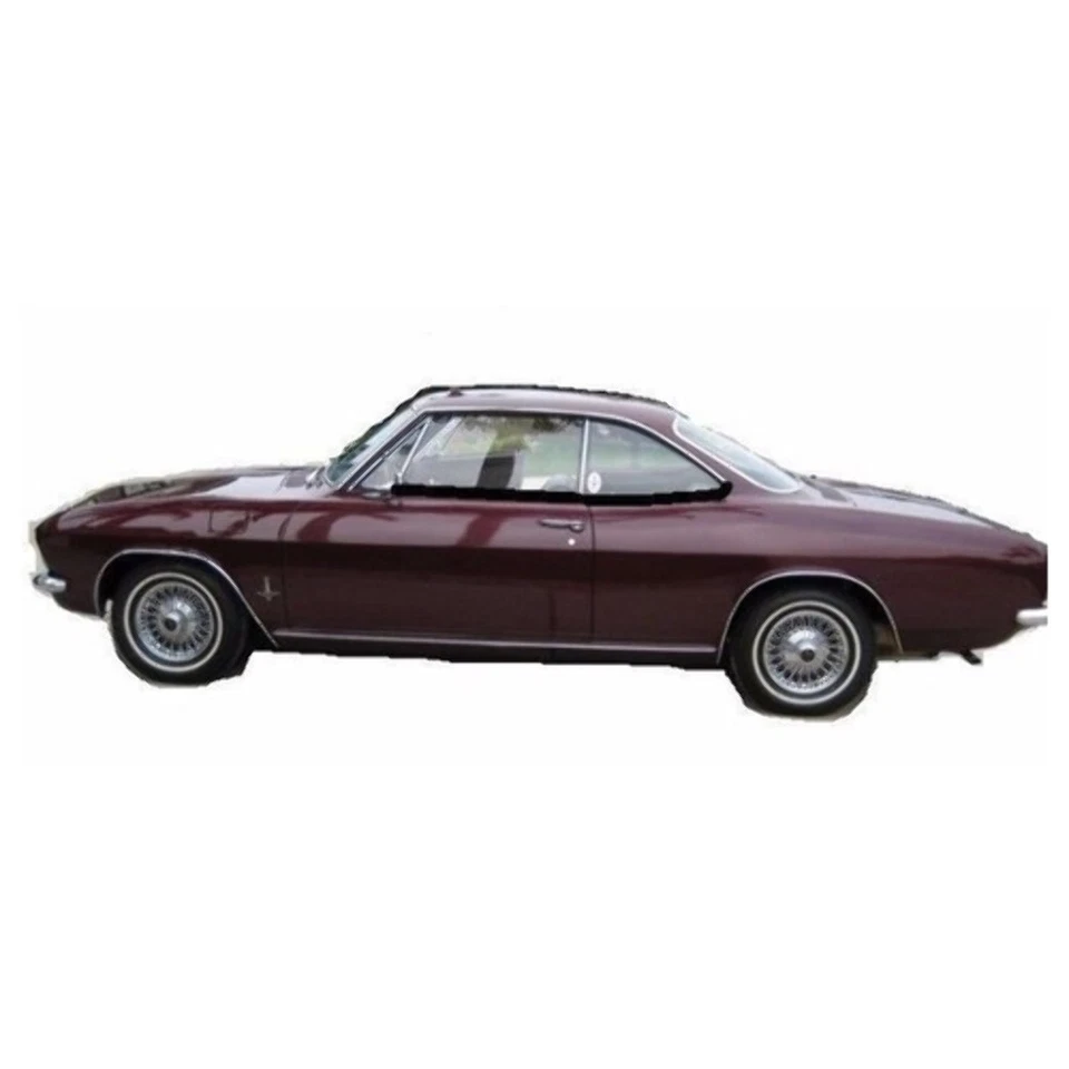 Restricción de barrido de ventana para Chevrolet Corvair 1965-1969 negra delantera trasera Foto 4 de 4