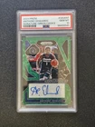 2023-24 Panini Prizm Anthony Edwards SIGNATURES Green Choice AUTO /8 PSA 10