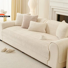 Geometry Pattern Thicken Sofa Cover Universal Soft Velvet Sofa Cushion Non-Slip