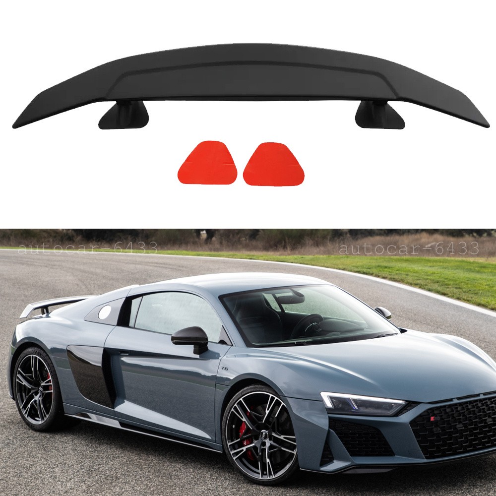 For Audi R8 GT V8 V10 Matte Black 46"Car Rear Trunk Spoiler GT Style Wing Racing