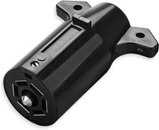 7 Pin Trailer Plug, Replacement Trailer Connector, 12 Volt 7 Way Trailer Side