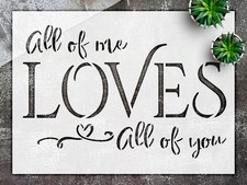 Stencil Love Quote Bundle - Mylar, DIY, Inspirational - StencilAir
