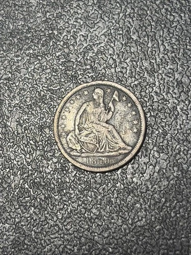 1840 Seated Liberty Half Dime XF Details
