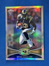 2012 Topps Chrome Refractors #99 Brian Quick St. Louis Rams!
