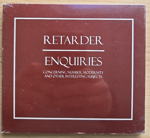 Retarder: Enquiries CD (electronic/experimental) new & sealed