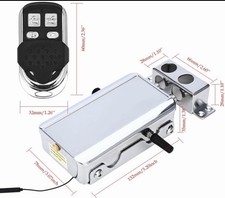 Electronic Deadbolt Anti-Theft Smart Hidden Door Lock with Remote Control and...