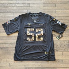 Khalil Mack #52 Oakland Raiders American Football Salute to Service Jersey Men's