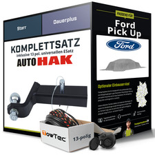 Für FORD Pick Up F150 Anhängerkupplung starr +eSatz 13pol uni. 93- NEU