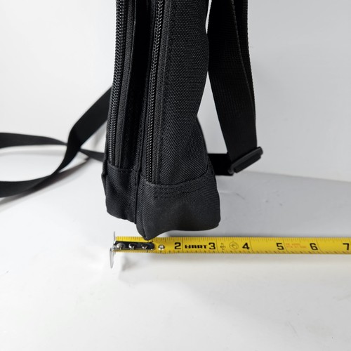 Borsa Carhartt a tracolla con zip nera 9x6 con tasche e scomparti - Foto 12 di 12