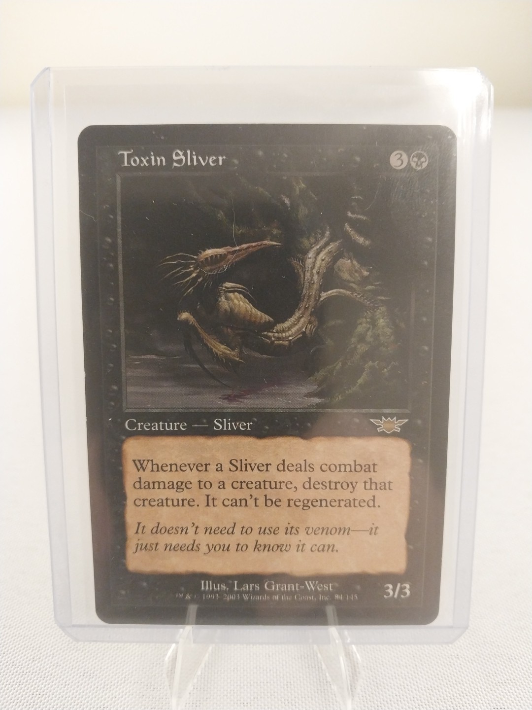 Vintage MTG Magic the Gathering Toxin Sliver Legions (#84) LP