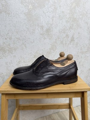 Pantanetti Brown Leather Derby  Man s Shoes Made In Italy Size 41.5/8 US
