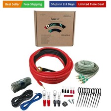 4GA Amp Wiring Kit, 100 Oxygen Free Copper OFC 3000W Complete Amplifier Wire...