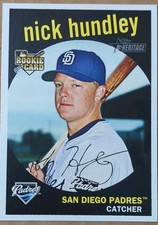 2008 Topps Heritage High Number - Nick Hundley #697 NM/M