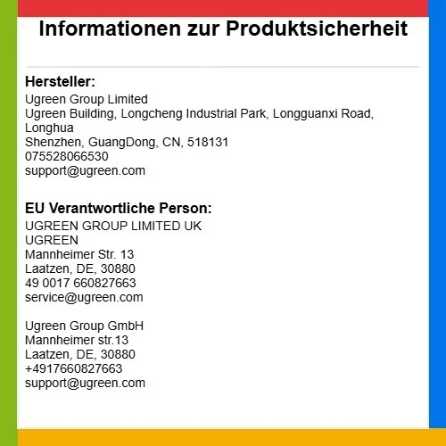 Ugreen 3.5" USB 3.0 Festplattengehäuse – Schneller, Werkzeugloser Zugriff für... - Bild 2 von 2