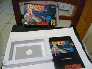 Star Fox Super Nintendo libretto istruzioni e scatola vuota