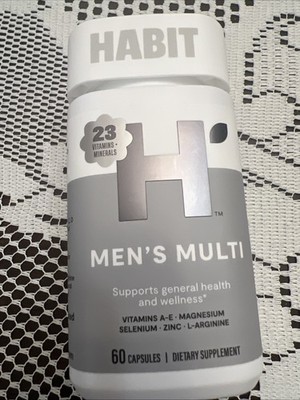 Habit Men's Multivitamin Supports Health & Wellness Vitamins A-E, 60 Capsules